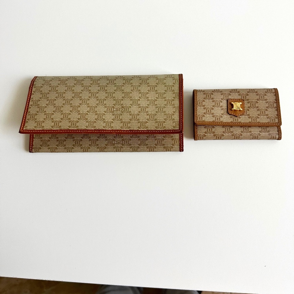CELINE WALLET AND KEY HOLDER